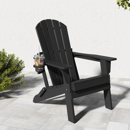 Essential Plastic Folding Adirondack Chair Foowin