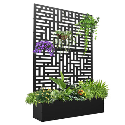 Outdoor Raised Garden Bed for Climbing Plants