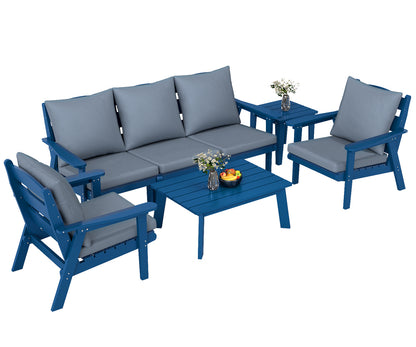 HDPE Outdoor Gardens Lounge Sofa Set