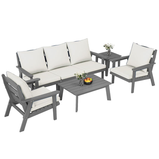 HDPE Outdoor Gardens Lounge Sofa Set