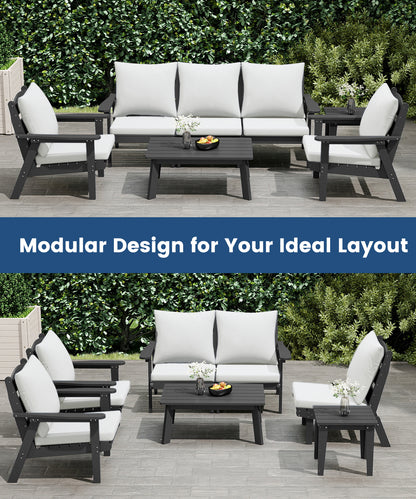 HDPE Outdoor Gardens Lounge Sofa Set