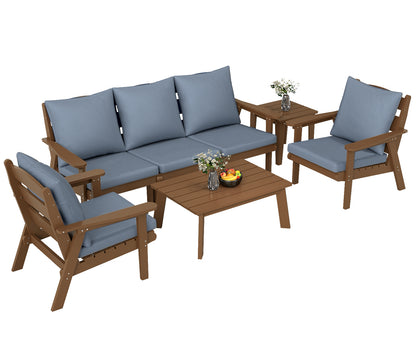 HDPE Outdoor Gardens Lounge Sofa Set
