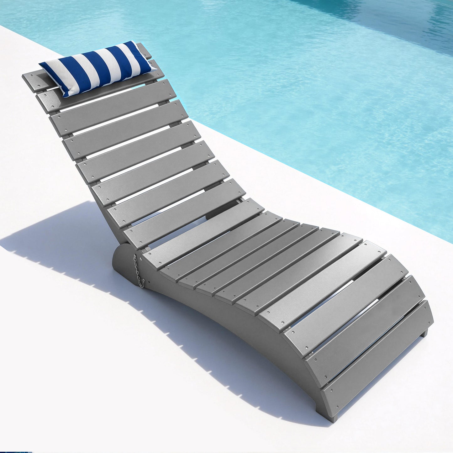 HDPE Pool Lounge Reclining Chairs – Foowin