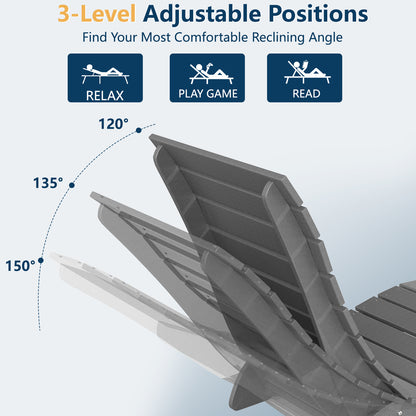 HDPE Pool Lounge Reclining Chairs – Foowin