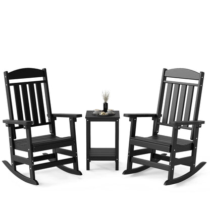Modern HDPE Patio Rocking Chairs Foowin
