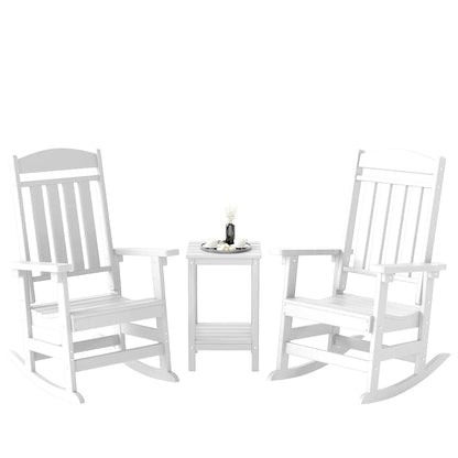 Modern HDPE Patio Rocking Chairs Foowin