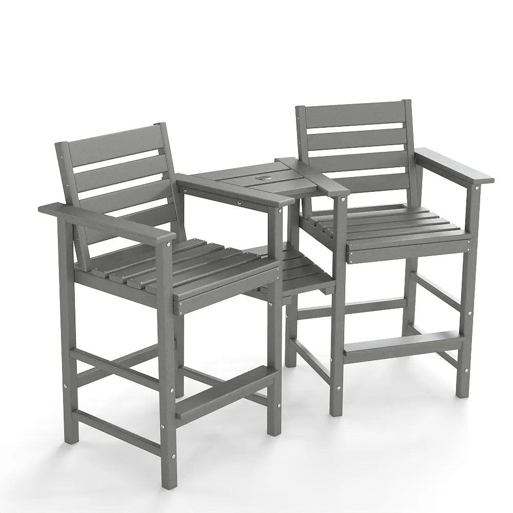 Modern Outdoor Bar Chairs Set Foowin