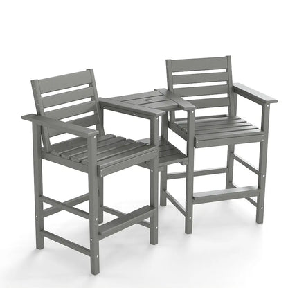 Modern Outdoor Bar Chairs Set Foowin