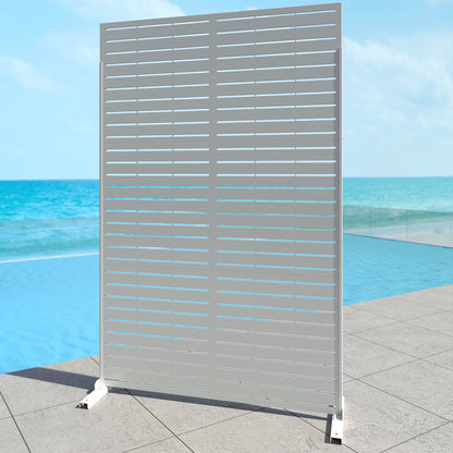 Outdoor Metal Privacy Screen Galvanized Decorative Screen