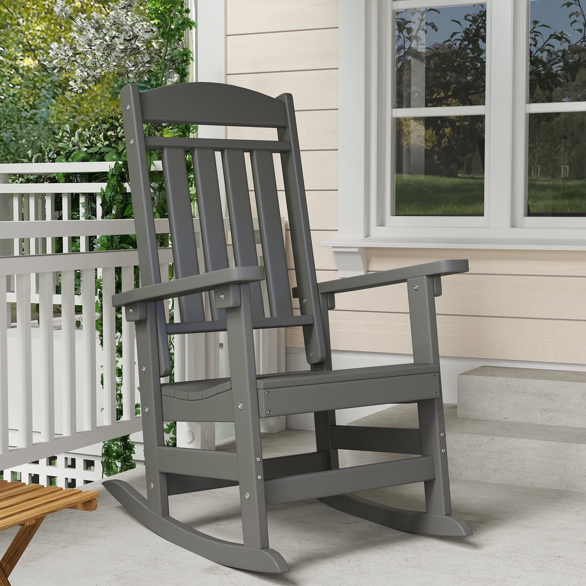 Modern HDPE Patio Rocking Chairs