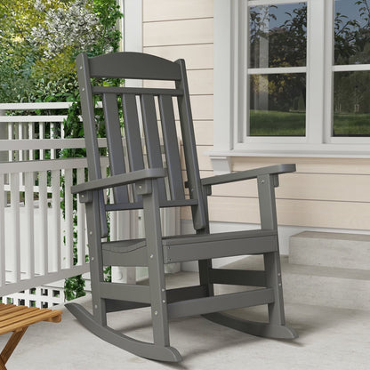 Modern HDPE Patio Rocking Chairs