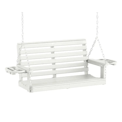 Porch Rocking Chairs & Swings – Outdoor Relaxation with Cup Holders Foowin