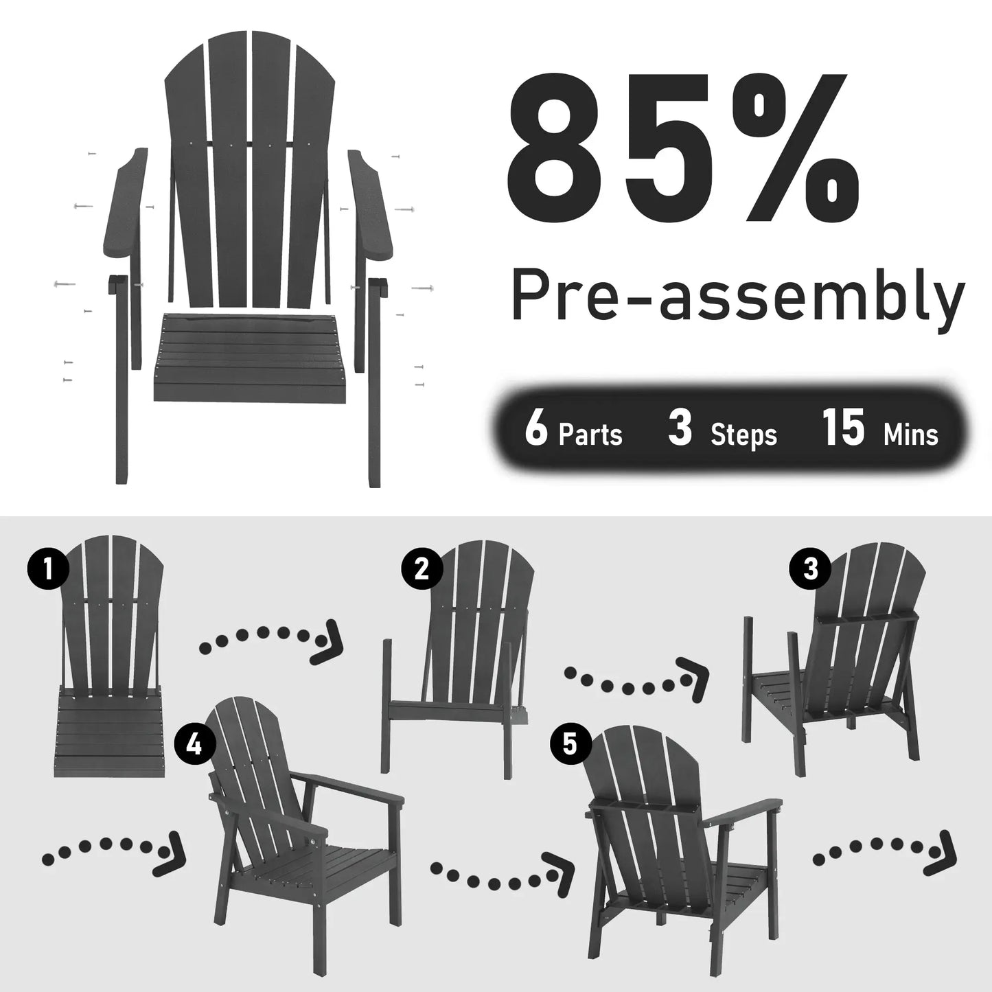 poly adirondack chairs