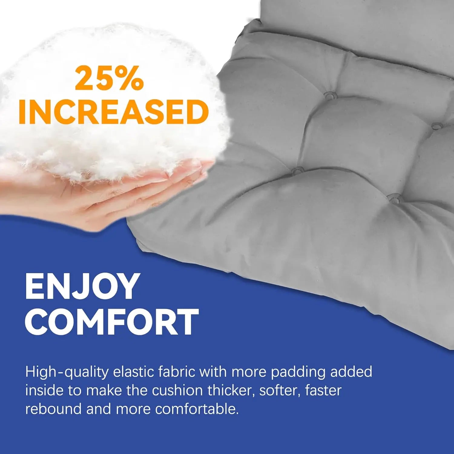 Waterproof Adirondack Chairs Cushion Foowin