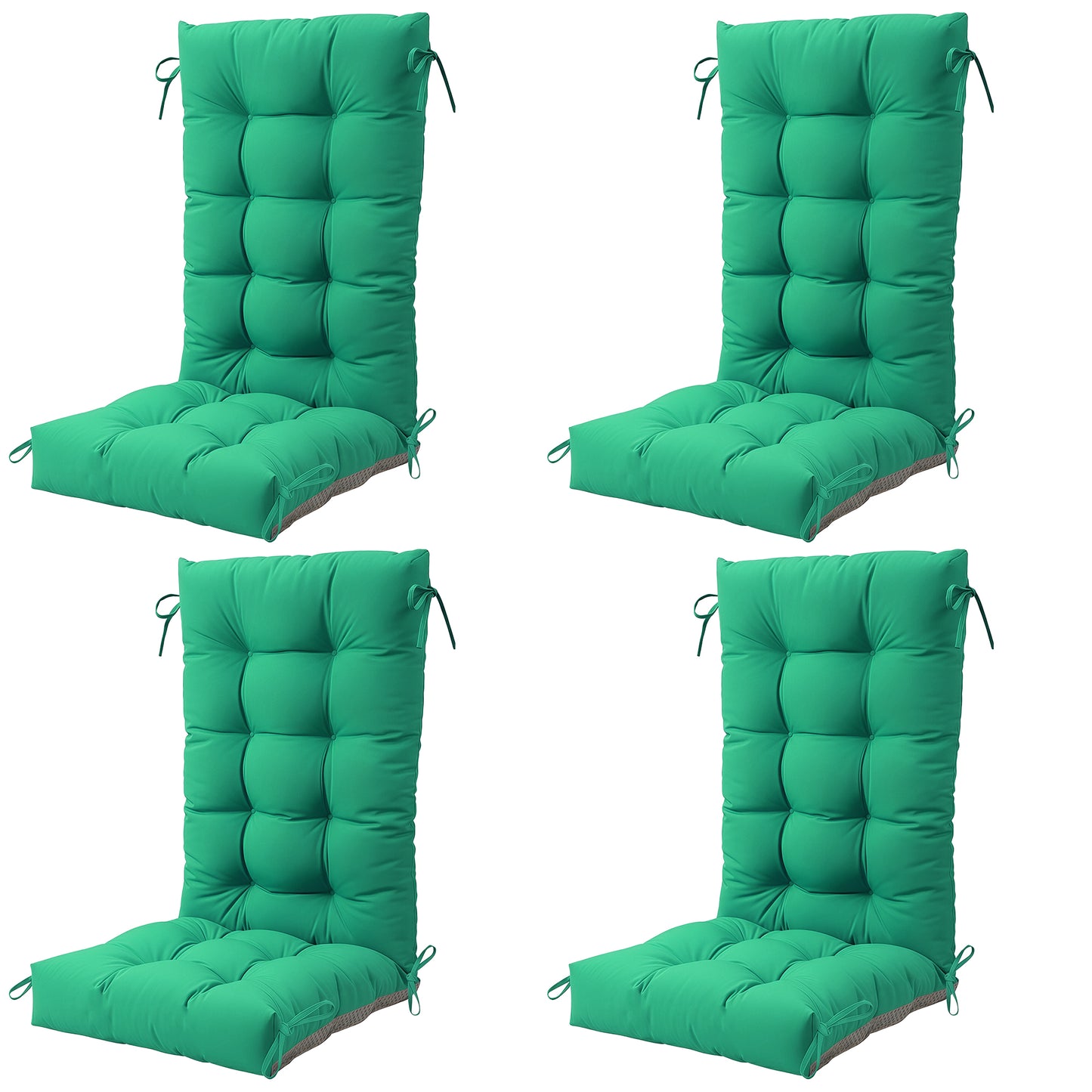 Waterproof Adirondack Chair Cushions with Ties & Non-Slip Bottom