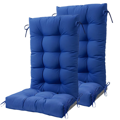Waterproof Adirondack Chair Cushions with Ties & Non-Slip Bottom