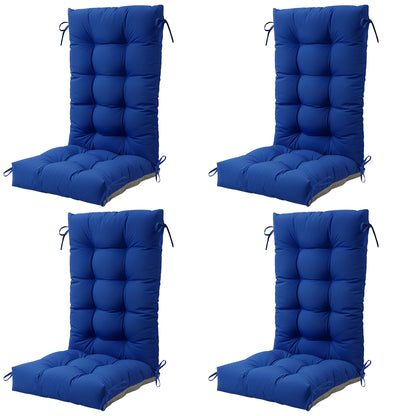 Waterproof Adirondack Chair Cushions with Ties & Non-Slip Bottom