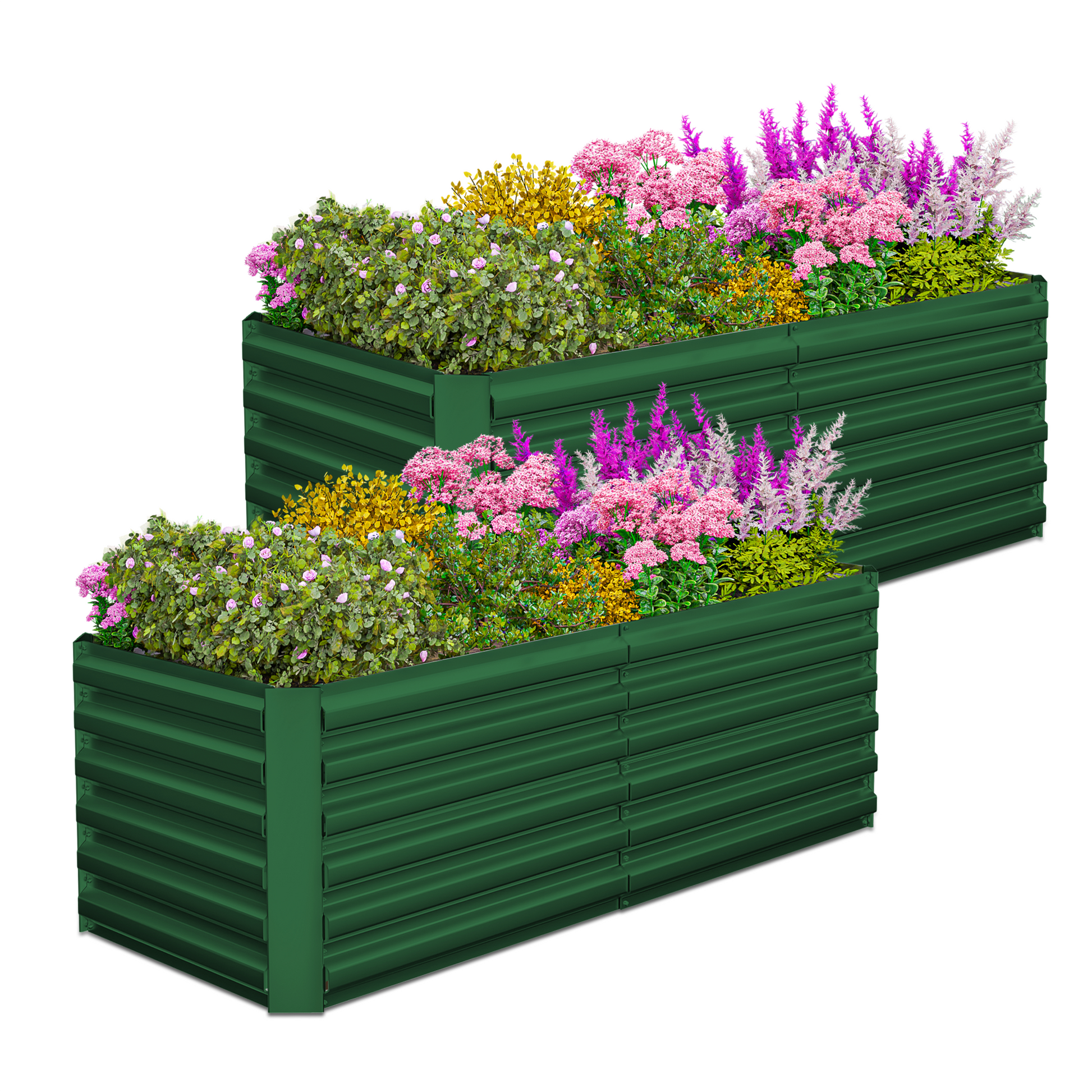Outdoor Metal Raised Garden Bed

