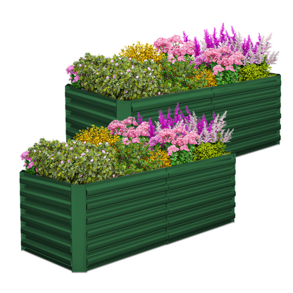 Outdoor Metal Raised Garden Bed

