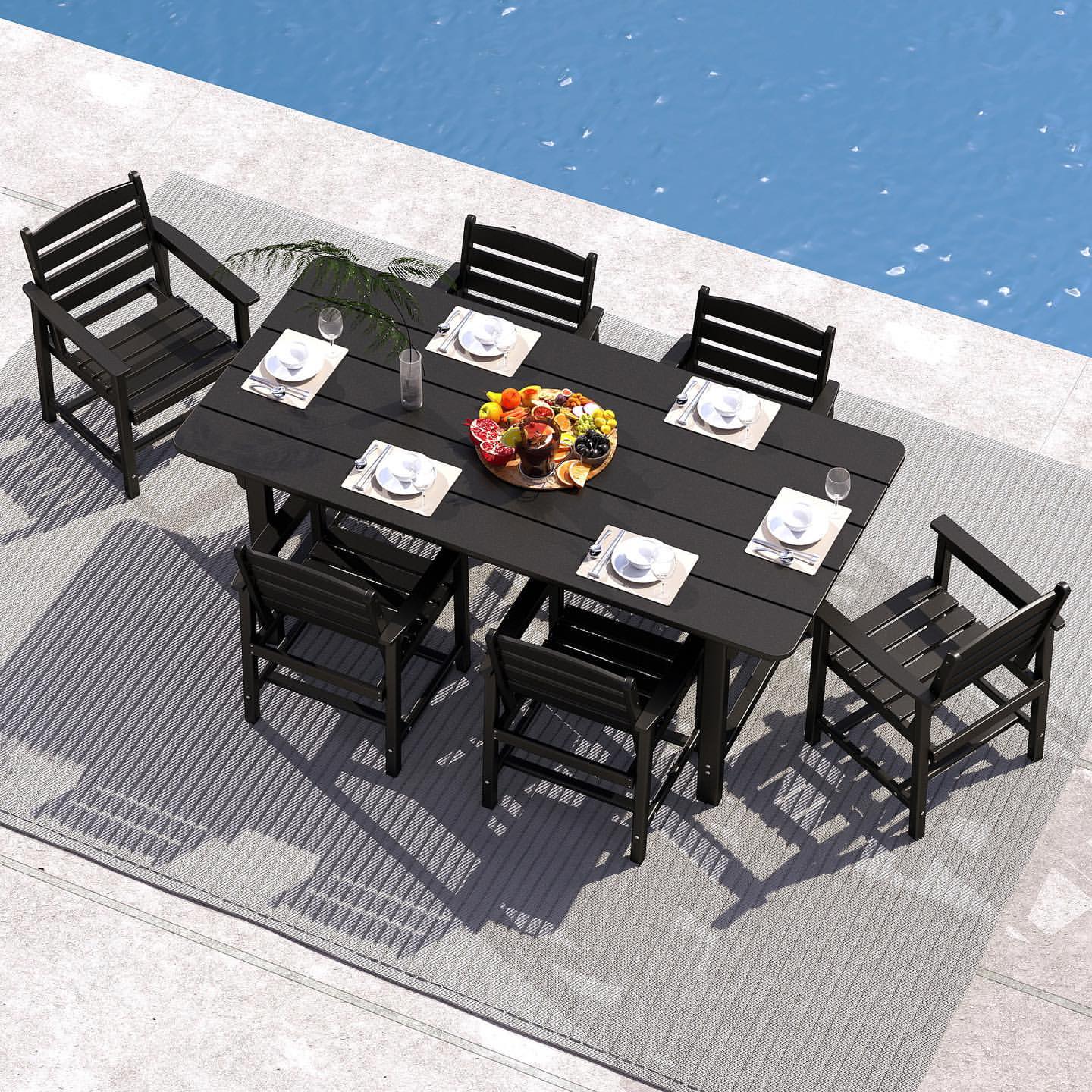 7 piece outdoor table set